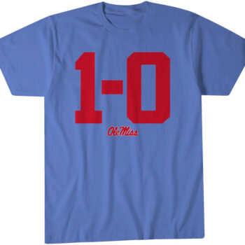 Ole Miss Football 1-0 T-Shirt