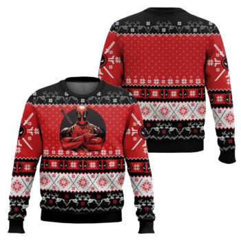 Once Upon A Deadpool Ugly Christmas Sweater