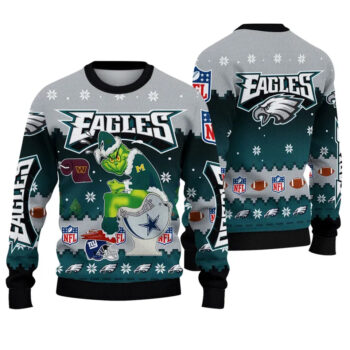 P.Eagles Funny Christmas Ugly Sweater