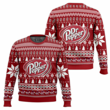 Dr Pepper Diet Soda Ugly Christmas Sweater