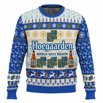 Hoegaarden Beer Ugly Christmas Sweater