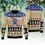 Pabst Blue Ribbon Christmas Festival Ugly Sweater