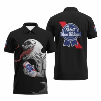 Pabst Blue Ribbon Is Anti-Venom Drink Polo Shirt