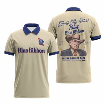 Pabst Blue Ribbon Trump Polo Shirt