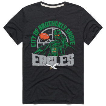 Philadelphia Eagles Charcoal Star Wars x Football League T-Shirt