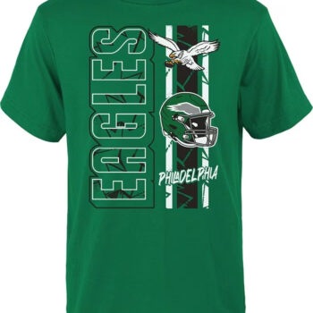 Philadelphia Eagles Kelly Green Retro All In T-Shirt