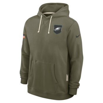 Philadelphia Eagles Olive 2025 Salute to Service Hoodie