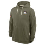 Pittsburgh Steelers Olive 2025 Salute to Service Hoodie