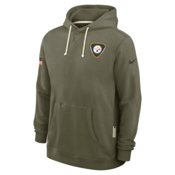 Pittsburgh Steelers Olive 2025 Salute to Service Hoodie