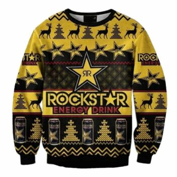 Rockstar Christmas Ugly Sweater