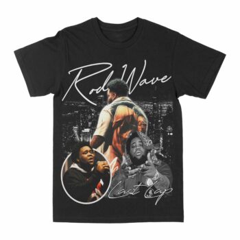 Rod Wave "Last Lap Tour Skyline" Graphic T-Shirt