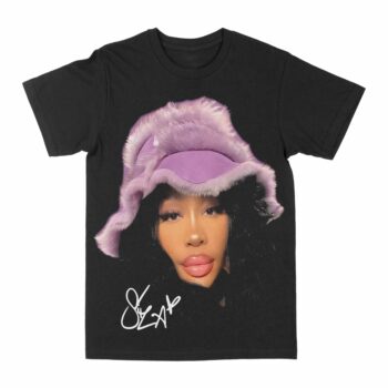 SZA "Big Face Purple Bucket" Graphic T-Shirt