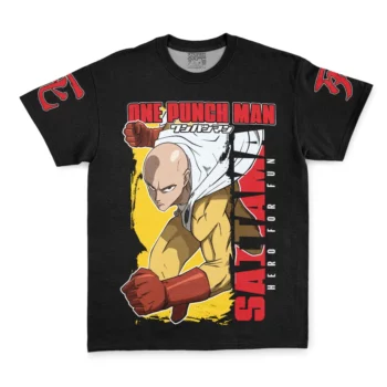 Saitama Hero For Fun One Punch Man Streetwear T-Shirt