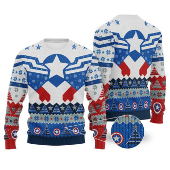 Sam Wilson-Captain America Ugly Christmas Sweater