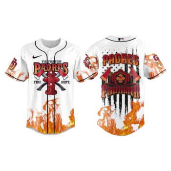 San Diego Padres Firefighter Appreciation Day 2025 Baseball Jersey