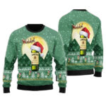 Santa Claus Sleigh Jameson Ugly Sweater