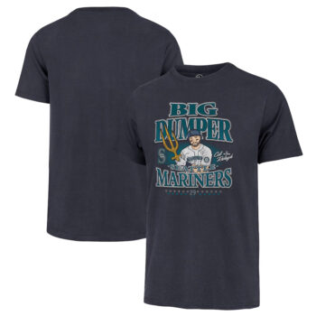 Seattle Mariners Cal Raleigh '47 Navy Player Graphic T-Shirt