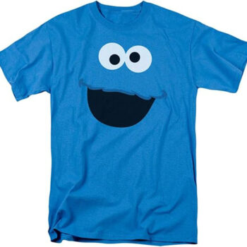 Sesame Street- Cookie Monster Face T-Shirt