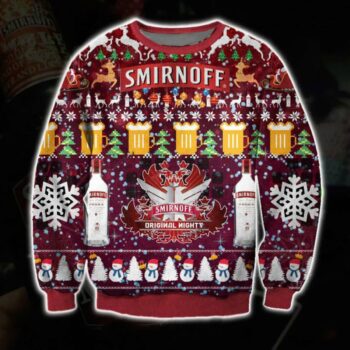 Smirnoff Christmas Holiday Ugly Sweater
