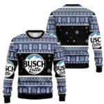 Snowflakes Busch Latte Christmas Ugly Sweater