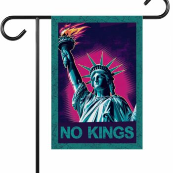 Statue Of Liberty No Kings Flag