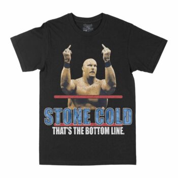 Stone Cold "Bottom Line" Graphic T-Shirt