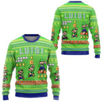 Super Mario Luigi Christmas Ugly Sweater