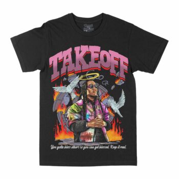 Takeoff "Keep It Real" Graphic T-Shirt