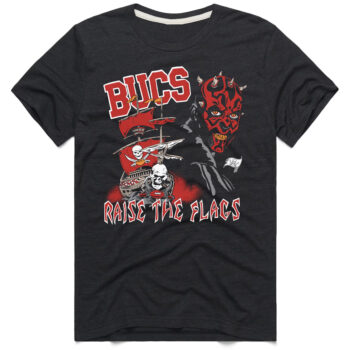 Tampa Bay Buccaneer Charcoal Star Wars x Football League T-Shirt