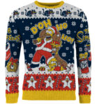 The Simpsons Duff the Halls Ugly Christmas Sweater