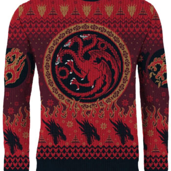 Three Wise Dragons Targaryen Ugly Christmas Sweater