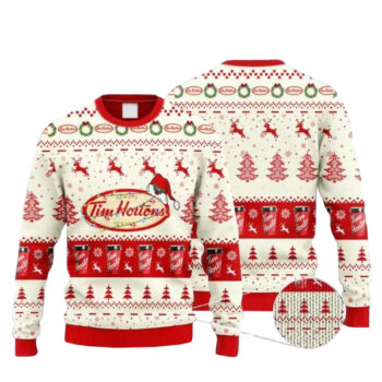 Tim Hortons Snowy Night Ugly Sweater