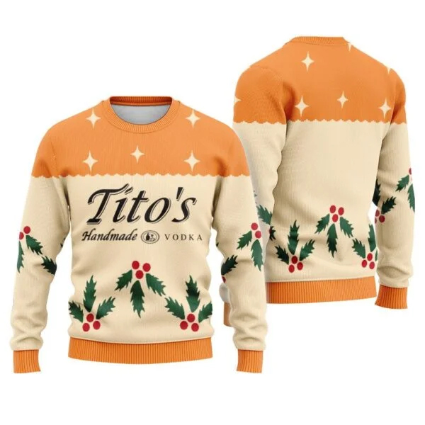 Tito’s Chrismas Cherry Ugly Sweater Tito’s Chrismas Cherry Ugly Sweater