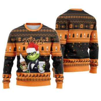 Tito’s Grinch Christmas Ugly Sweater