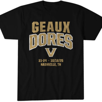 Vanderbilt Football Geaux Dores T-Shirt
