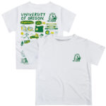Vive La Fete White Oregon Ducks T-Shirt