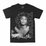 Whitney Houston Black Graphic T-Shirt