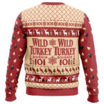 Wild Turkey Bourbon Ugly Christmas Sweater Fun Holiday Gift for Whiskey