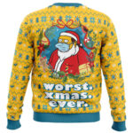 Worst Christmas Ever Simpsons Ugly Christmas Sweater