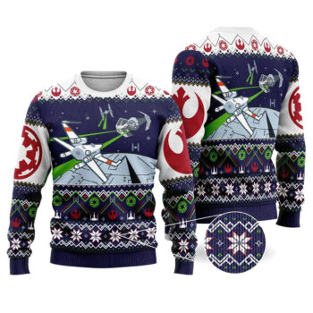 X-Wing v TIE Fighter Ugly Christmas Sweater