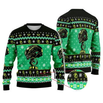 Xenomorph Alien Ugly Christmas Sweater