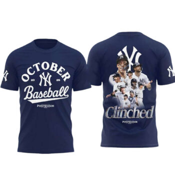 Yankees October Baseball 2025 Postseason T-Shirt