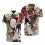 Yuengling Tropical Torn Paper Polo Shirt