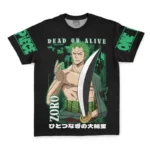 Zoro-Dead-Or-Alive-One-Piece_Streetwear-T-Shirt-FRONT.webp