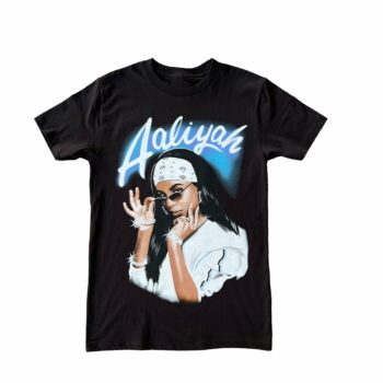 Aaliyah Airbrush Graphic T-Shirt