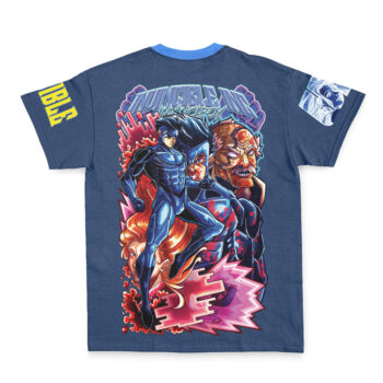 Invincible Blue Invincible Streetwear T-Shirt