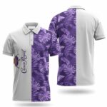 Crown Royal Swiss Cheese Leaf Polo Shirt