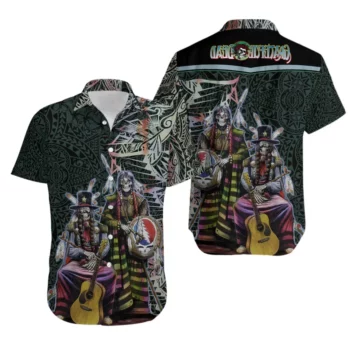 Grateful Dead Tribal Aloha Hawaiian Shirt