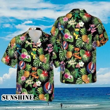 Tropical Fruit Grateful Dead Rock Band All Printed Hawaiian Shirt
