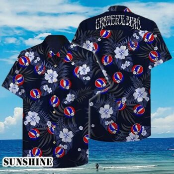 Grateful Dead Logo Tropical Hawaiian Shirt
